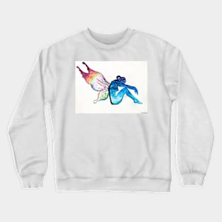 \don't cut my wings of dreaming when i am feeling blue Crewneck Sweatshirt